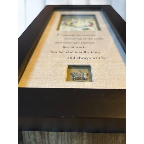 Framed Father , Daughter Wall Art Hallmark Father's Day Sand Castle Shadowbox - Picture 5 of 9